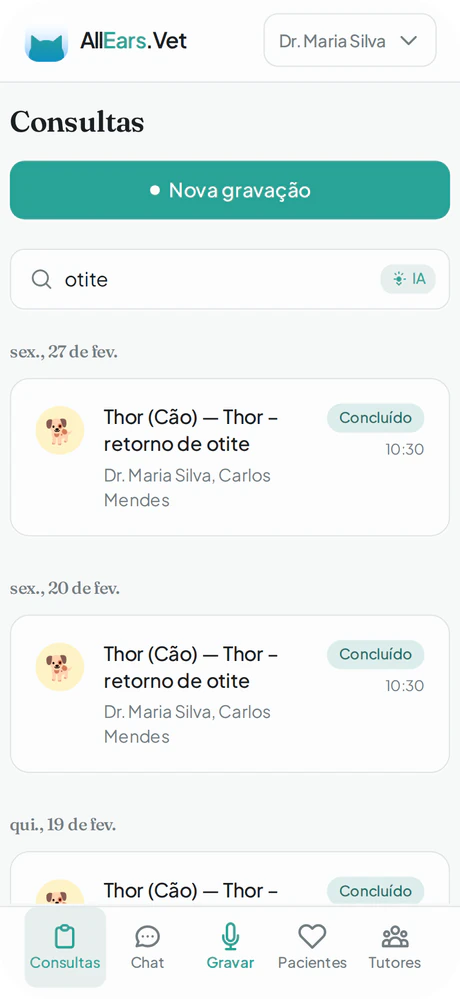 Pesquisa semântica com IA